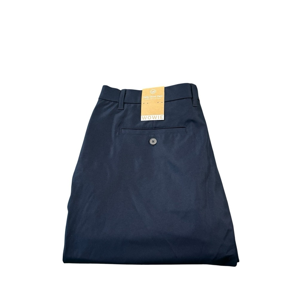 WOWIE Navy Blue Performance Daily Chino Pant Size 38x30 NWT